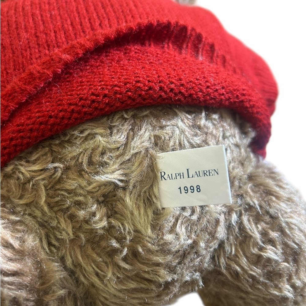 NWT VTG 1998 Ralph Lauren PoloPosable Teddy Bear Holiday Ralph Lauren Christmas - Picture 5 of 15
